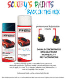 suzuki carry turquoise zbn car aerosol spray paint with lacquer 2005 2006