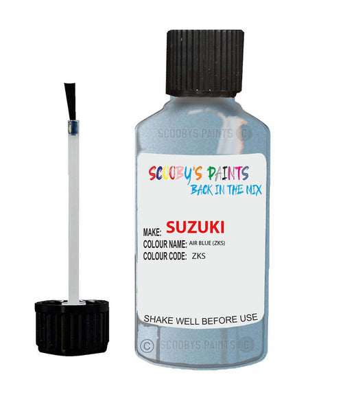 suzuki alto air blue code zks touch up paint 2004 2014 Scratch Stone Chip Repair 