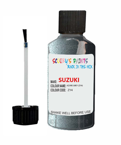 suzuki palette azure grey code zy4 touch up paint 2004 2017 Scratch Stone Chip Repair 