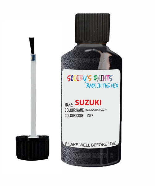 suzuki wagon r black onyx code zg7 touch up paint 2005 2006 Scratch Stone Chip Repair 