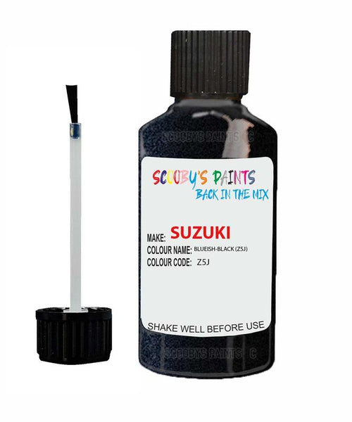 suzuki ignis blueish black code z5j touch up paint 1999 2004 Scratch Stone Chip Repair 