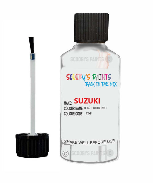 suzuki xl7 bright white code z9f touch up paint 2000 2009 Scratch Stone Chip Repair 