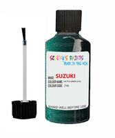 suzuki carry cactus green code zy6 touch up paint 2003 2007 Scratch Stone Chip Repair 