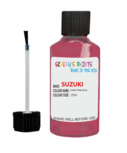 suzuki vitara candy pink code zuu touch up paint 2014 2016 Scratch Stone Chip Repair 
