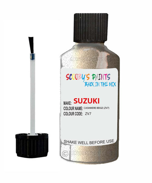 suzuki grand vitara cashmere beige code zv7 touch up paint 2007 2008 Scratch Stone Chip Repair 