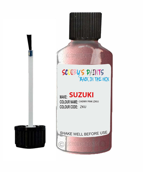suzuki lapin cherry pink code zku touch up paint 2009 2010 Scratch Stone Chip Repair 