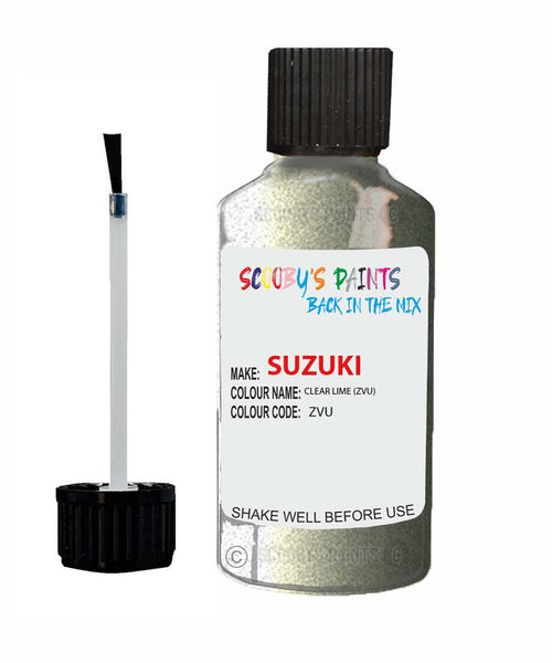 suzuki solio clear lime code zvu touch up paint 2015 2017 Scratch Stone Chip Repair 