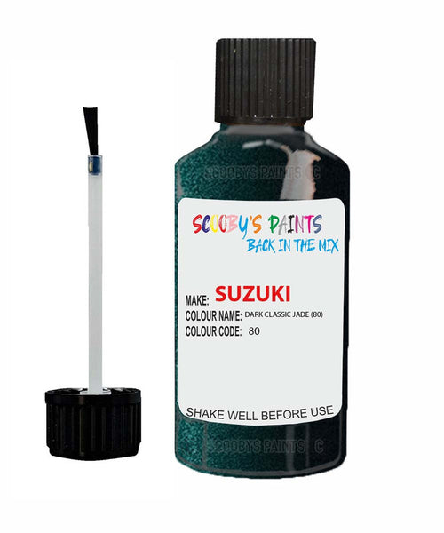 suzuki samurai dark classic jade code 80 touch up paint 1990 1998 Scratch Stone Chip Repair 