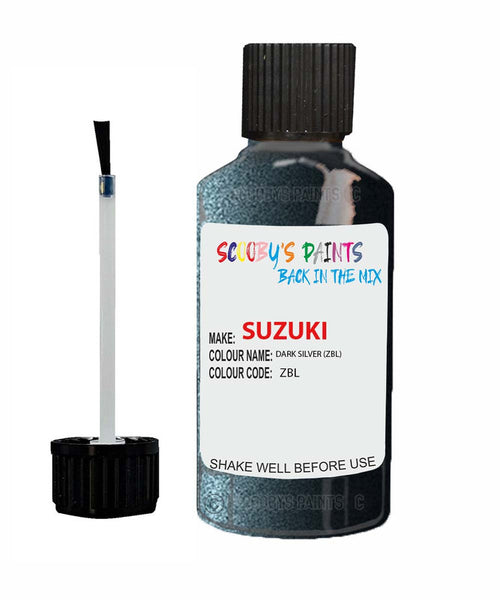 suzuki grand vitara dark silver code zbl touch up paint 2005 2006 Scratch Stone Chip Repair 