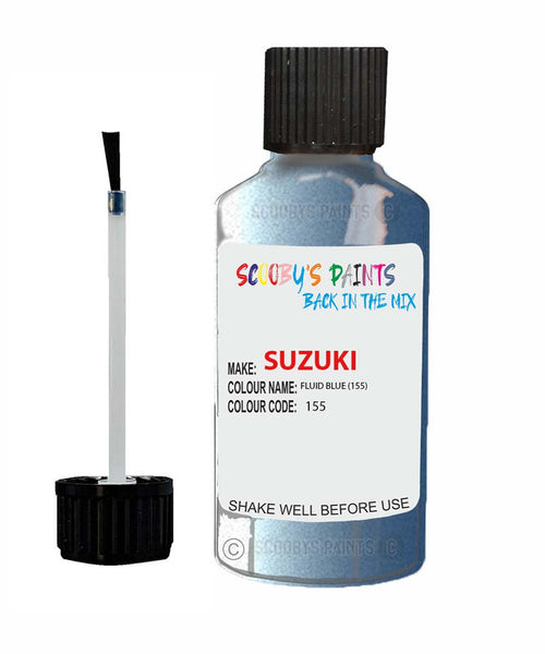 suzuki solio fluid blue code 155 touch up paint 2002 2003 Scratch Stone Chip Repair 