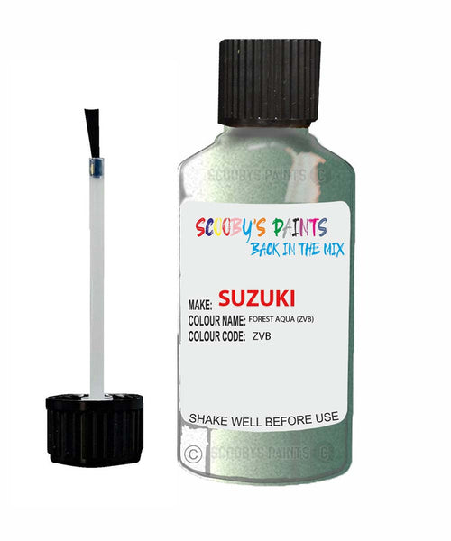 suzuki spacia forest aqua code zvb touch up paint 2013 2016 Scratch Stone Chip Repair 