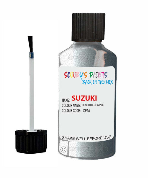 suzuki sx4 glacier blue code zpm touch up paint 2009 2012 Scratch Stone Chip Repair 
