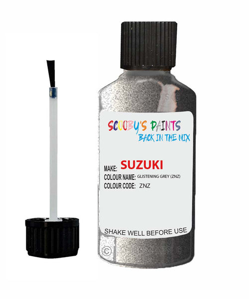 suzuki splash glistening grey code znz touch up paint 2012 2016 Scratch Stone Chip Repair 