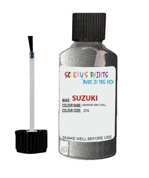 suzuki grand vitara graphite grey code zdl touch up paint 2005 2017 Scratch Stone Chip Repair 