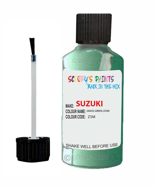 suzuki samurai grass green code z5m touch up paint 2000 2002 Scratch Stone Chip Repair 