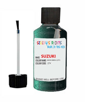 suzuki jimny grove green 2 code z7y touch up paint 2000 2009 Scratch Stone Chip Repair 