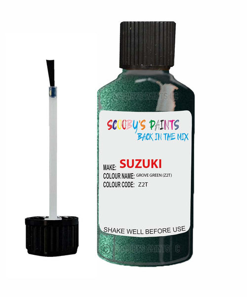 suzuki lapin grove green code z2t touch up paint 1998 2007 Scratch Stone Chip Repair 
