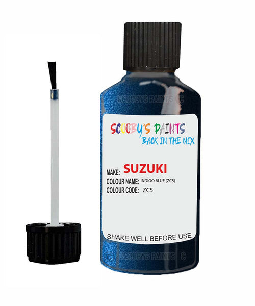 suzuki grand vitara indigo blue code zc5 touch up paint 2002 2005 Scratch Stone Chip Repair 