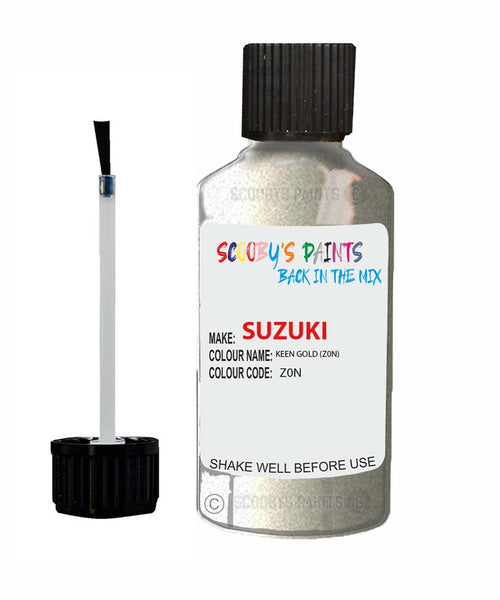 suzuki cultus keen gold code z0n touch up paint 1997 2002 Scratch Stone Chip Repair 