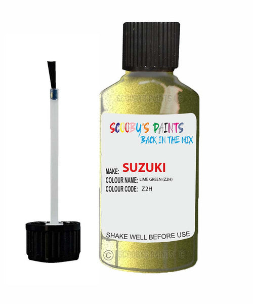 suzuki alto lime green code z2h touch up paint 1998 2017 Scratch Stone Chip Repair 