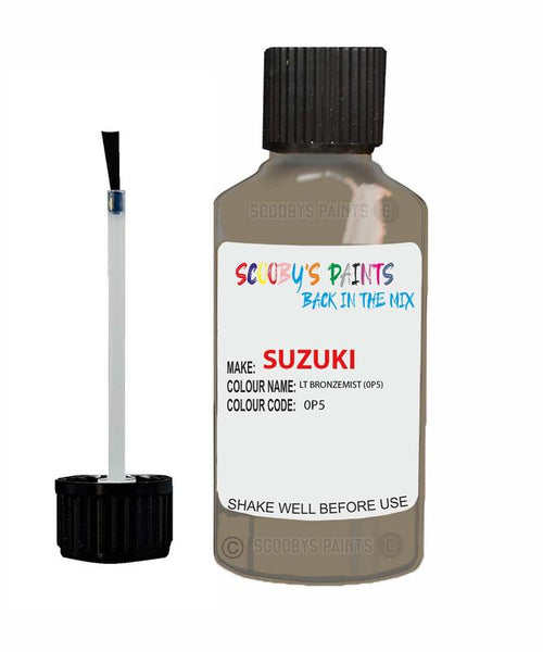 suzuki vitara lt bronzemist code 0p5 touch up paint 2002 2003 Scratch Stone Chip Repair 