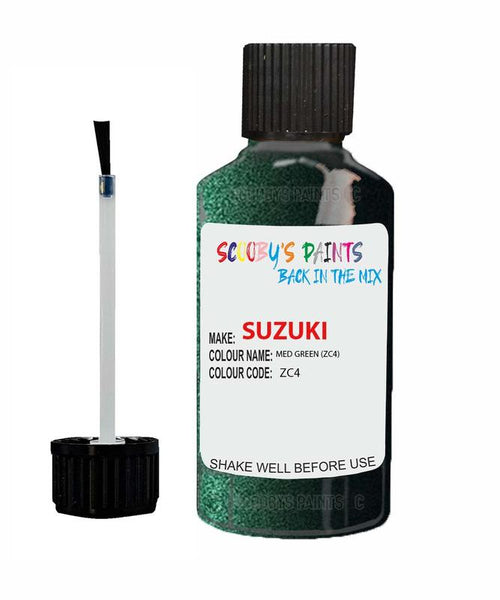 suzuki vitara med green code zc4 touch up paint 2002 2005 Scratch Stone Chip Repair 