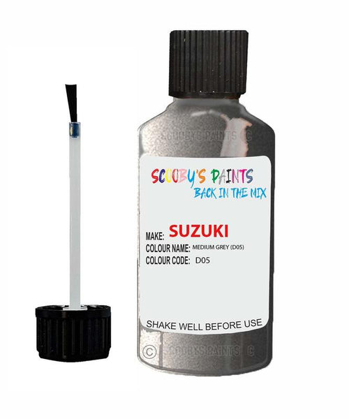 suzuki alto medium grey code d05 touch up paint 1990 2002 Scratch Stone Chip Repair 