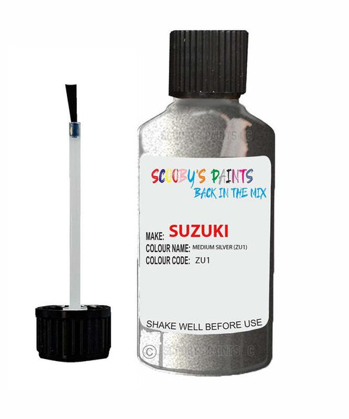 suzuki ignis medium silver code zu1 touch up paint 2003 2004 Scratch Stone Chip Repair 