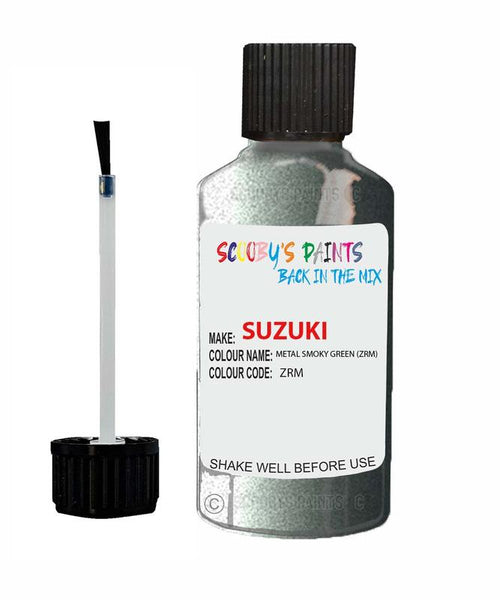 suzuki splash metal smoky green code zrm touch up paint 2010 2013 Scratch Stone Chip Repair 