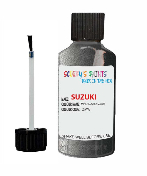 suzuki sx4 mineral grey code zmw touch up paint 2009 2017 Scratch Stone Chip Repair 