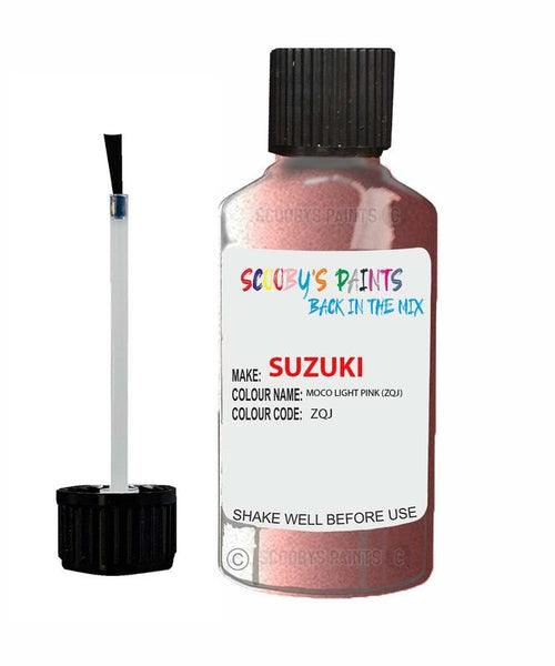 suzuki wagon r moco light pink code zqj touch up paint 2013 2013 Scratch Stone Chip Repair 