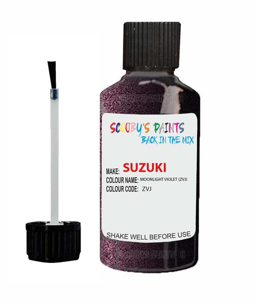 suzuki vitara moonlight violet code zvj touch up paint 2014 2017 Scratch Stone Chip Repair 