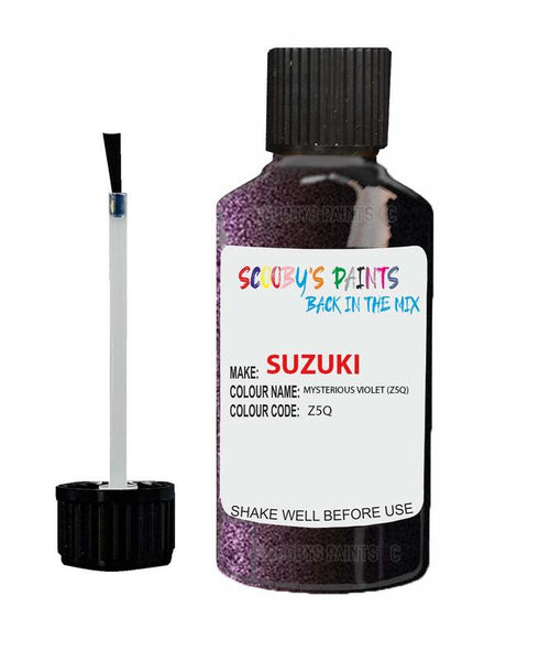 suzuki sx4 mysterious violet code z5q touch up paint 2005 2016 Scratch Stone Chip Repair 