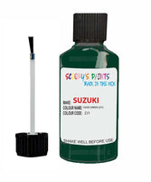 suzuki vitara oasis green code zj1 touch up paint 2003 2006 Scratch Stone Chip Repair 