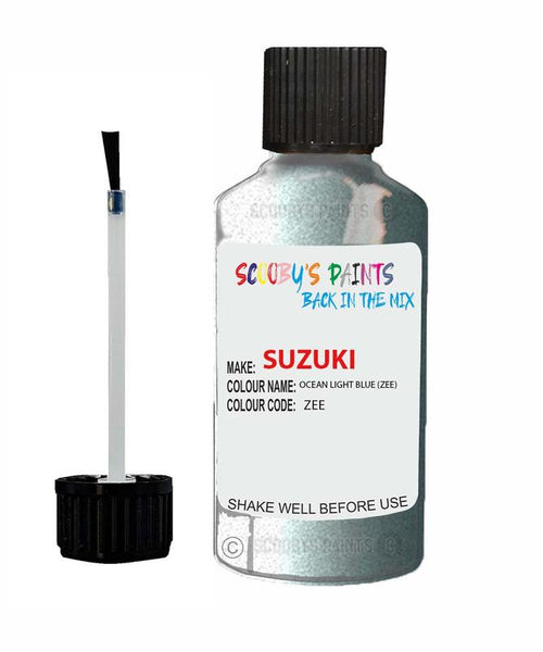 suzuki sx4 ocean light blue code zee touch up paint 2006 2009 Scratch Stone Chip Repair 