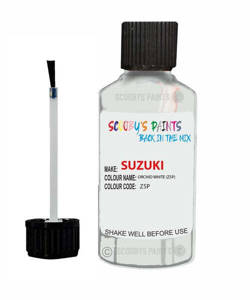 suzuki wagon r orchid white code z5p touch up paint 2005 2006 Scratch Stone Chip Repair 