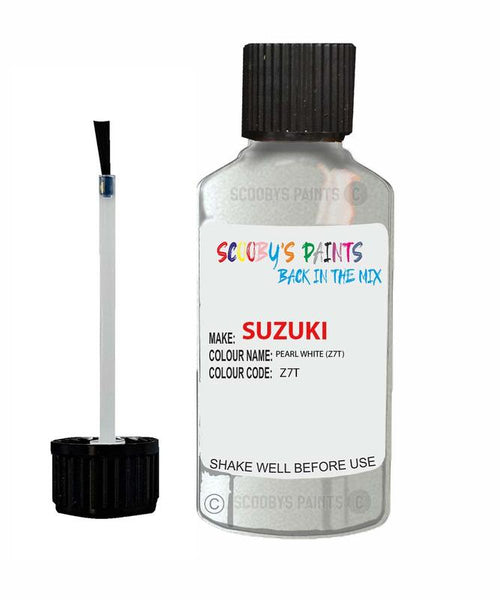 suzuki jimny pearl white code z7t touch up paint 1999 2017 Scratch Stone Chip Repair 