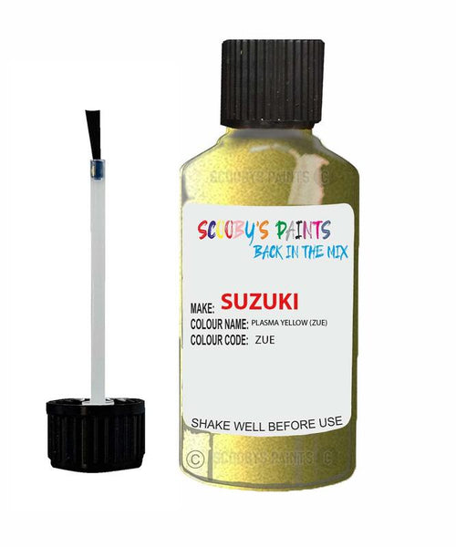 suzuki sx4 plasma yellow code zue touch up paint 2012 2015 Scratch Stone Chip Repair 