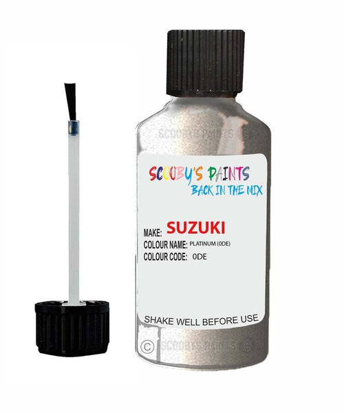 suzuki alto platinum code 0de touch up paint 1990 1995 Scratch Stone Chip Repair 