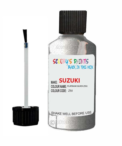 suzuki grand vitara platinum silver code z9j touch up paint 2000 2005 Scratch Stone Chip Repair 