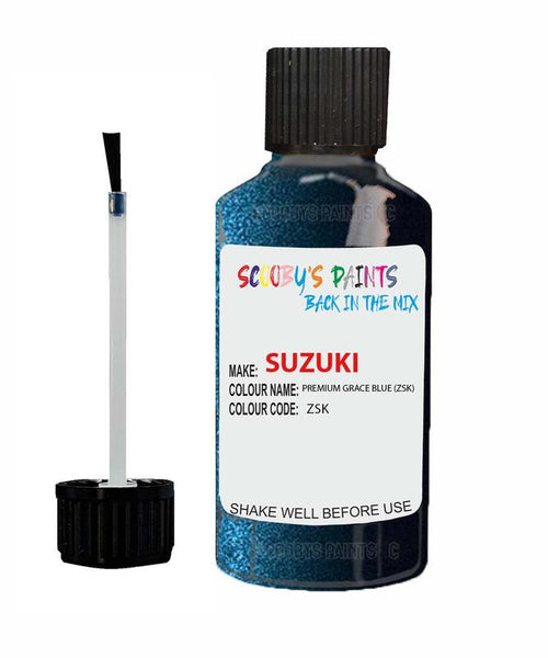 suzuki solio premium grace blue code zsk touch up paint 2011 2015 Scratch Stone Chip Repair 