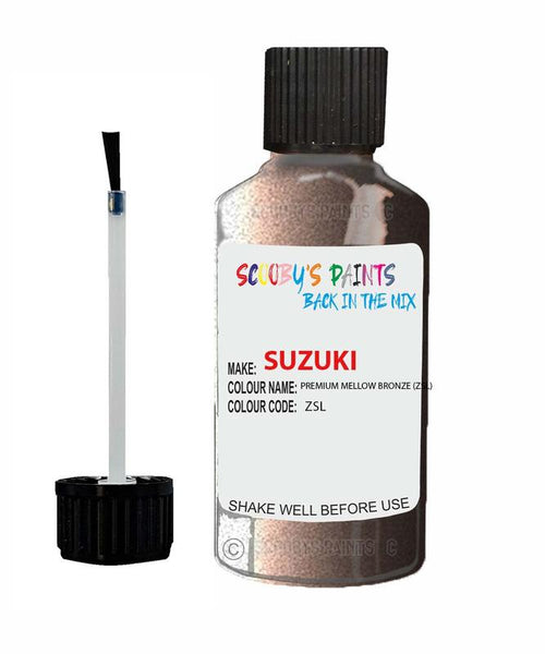 suzuki solio premium mellow bronze code zsl touch up paint 2011 2011 Scratch Stone Chip Repair 