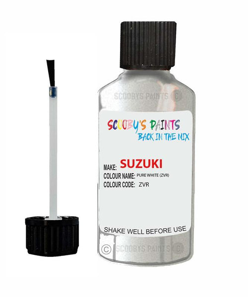 suzuki wagon r pure white code zvr touch up paint 2015 2017 Scratch Stone Chip Repair 