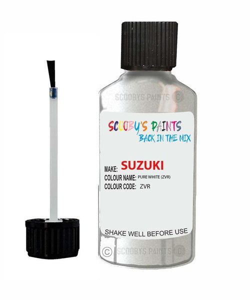 suzuki ignis pure white code zvr touch up paint 2015 2017 Scratch Stone Chip Repair 