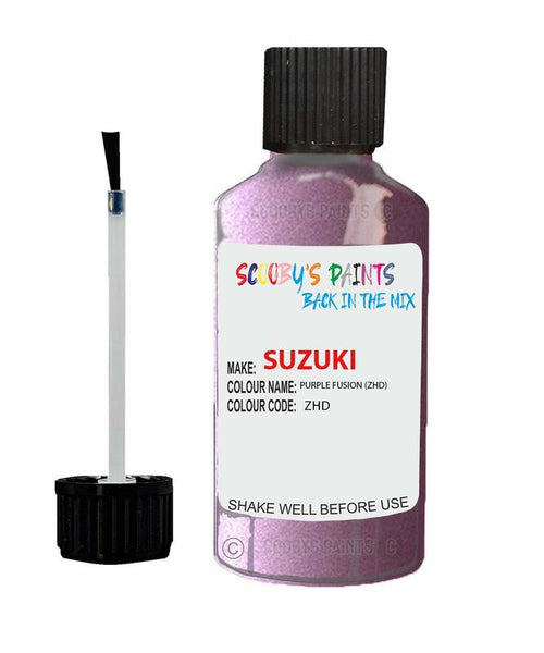 suzuki alto purple fusion code zhd touch up paint 2007 2009 Scratch Stone Chip Repair 