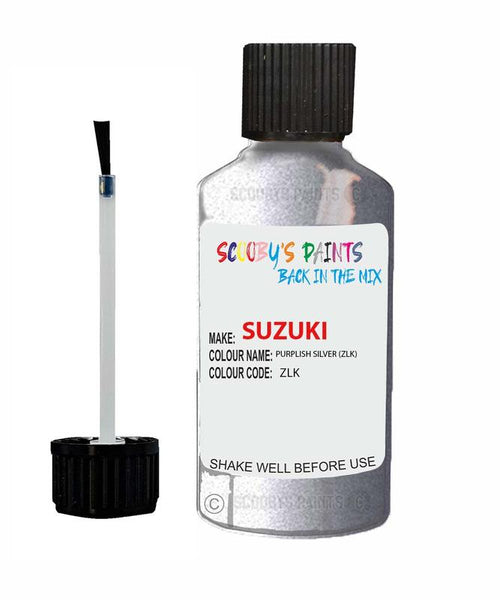 suzuki grand vitara purplish silver code zlk touch up paint 2007 2010 Scratch Stone Chip Repair 