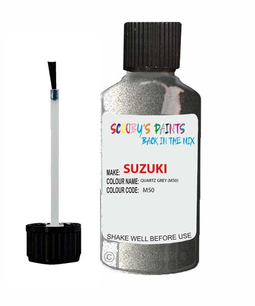suzuki quartz grey code m50 touch up paint 2004 2008 Scratch Stone Chip Repair 