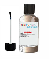 suzuki wagon r reddish silver code z6b touch up paint 1998 2004 Scratch Stone Chip Repair 