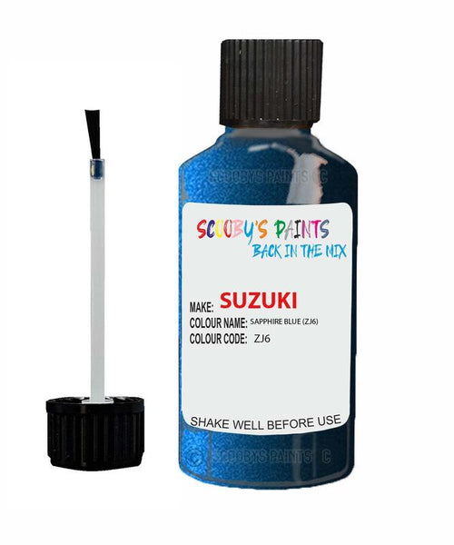 suzuki alto sapphire blue code zj6 touch up paint 2002 2004 Scratch Stone Chip Repair 