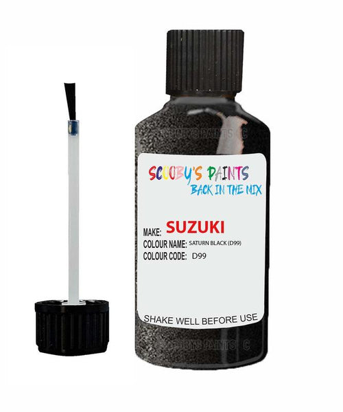 suzuki baleno saturn black code d99 touch up paint 1990 2006 Scratch Stone Chip Repair 